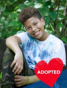 Edwin is adopted