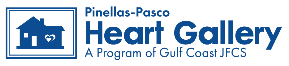 Pinellas-Pasco Heart Gallery logo, "A Program of Gulf Coast JFCS"