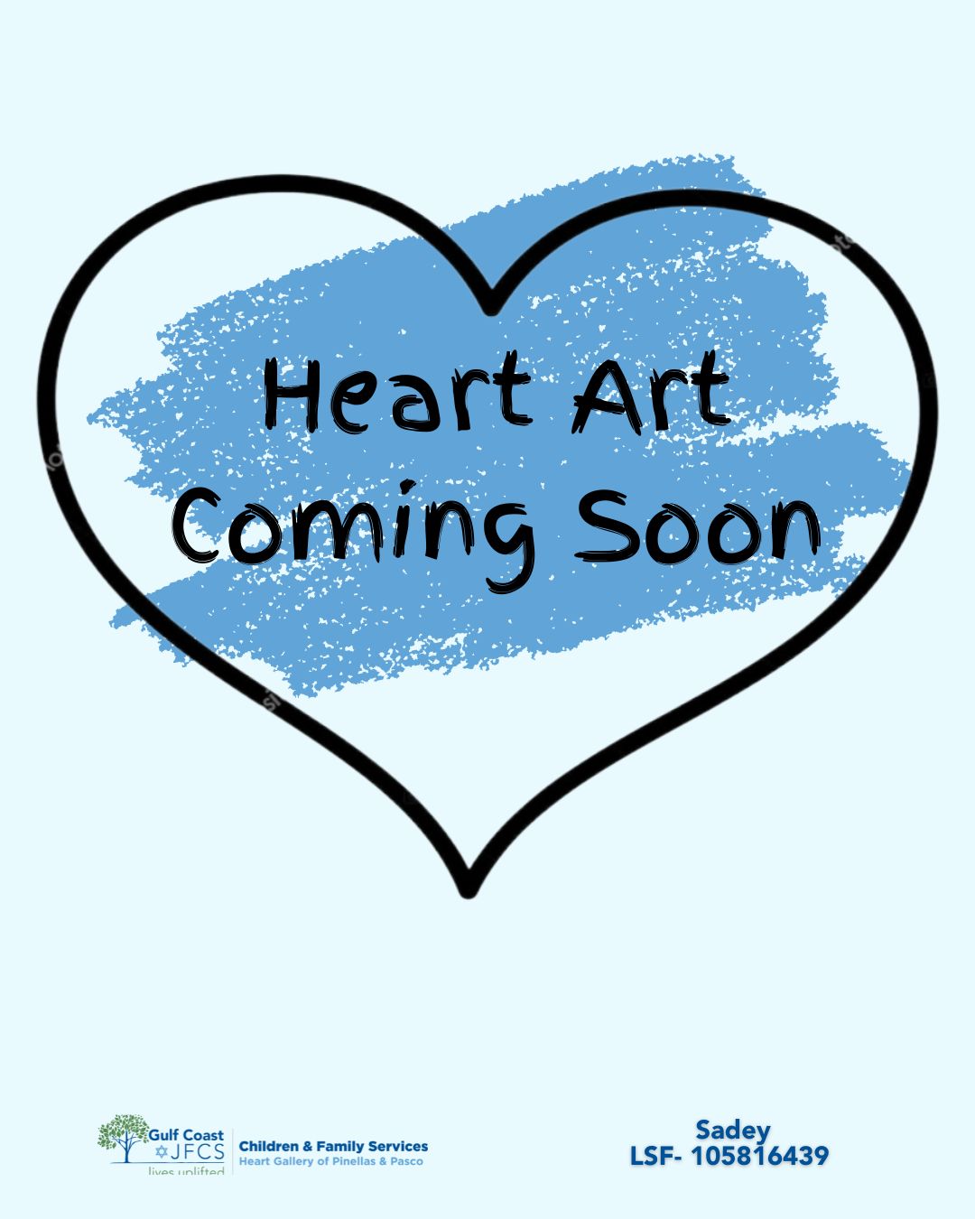 Pinellas-Pasco Heart Gallery logo, "A Program of Gulf Coast JFCS"